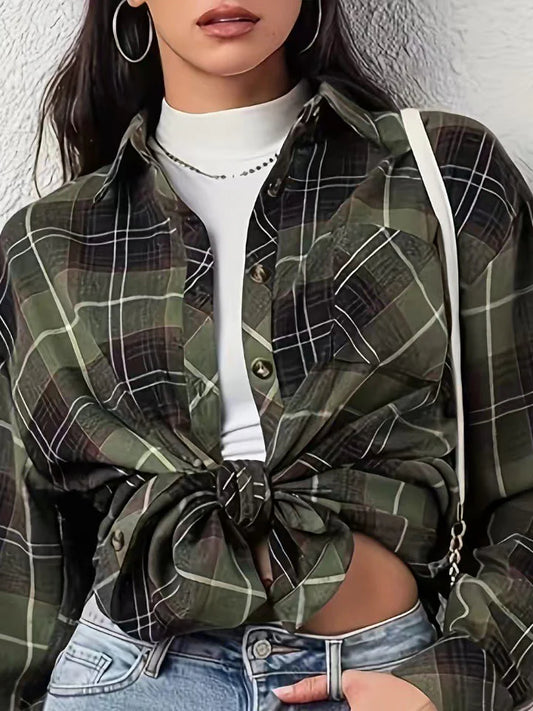 Vielseitige Vintage Langarmbluse