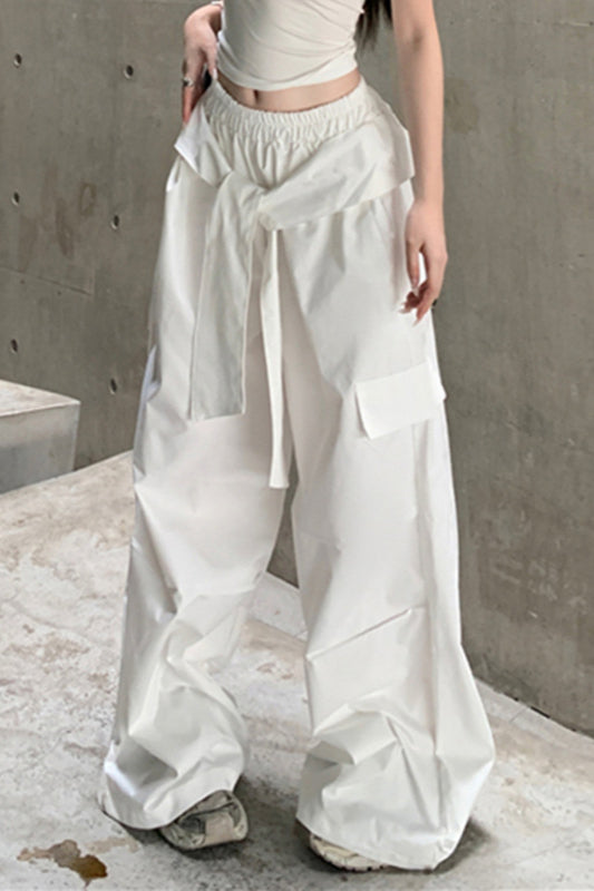 Cargohose im Streetstyle mit Kordelzug