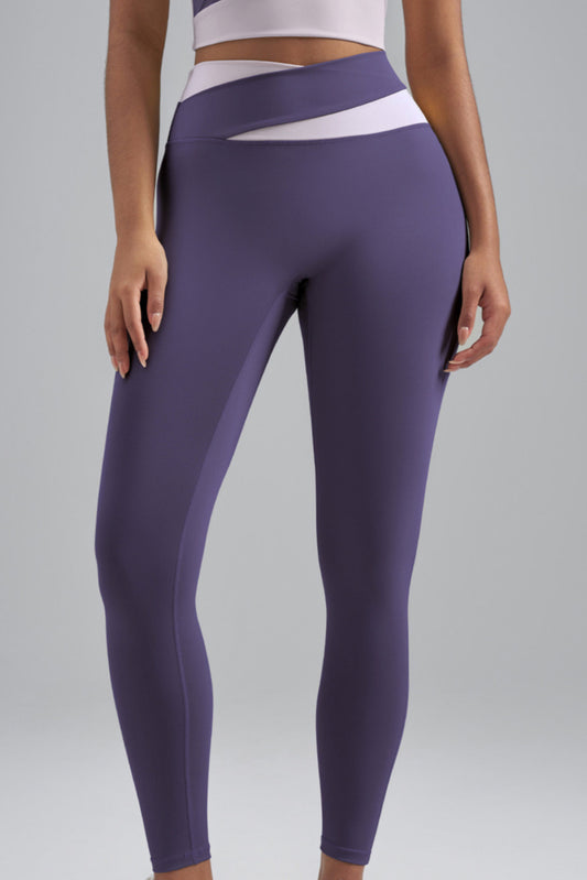 Yoga-Leggings mit hohem Bund und formender Wirkung