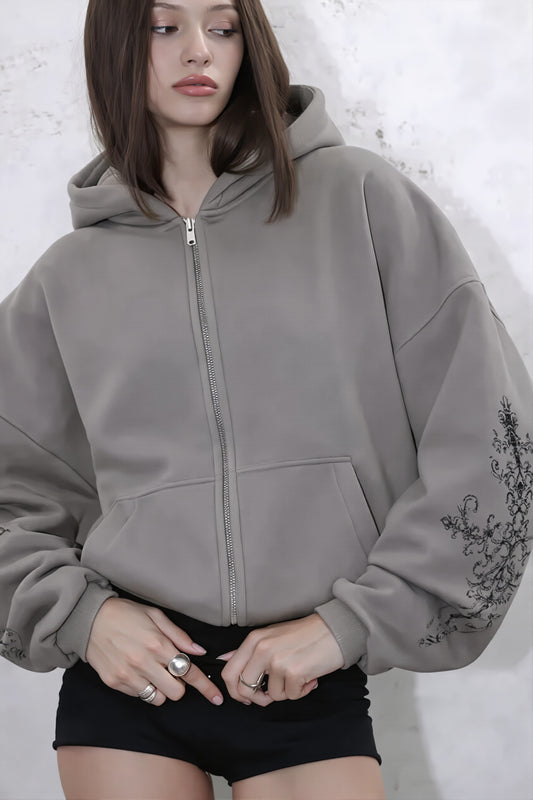 Ornamental Cross Graphic Hoodie