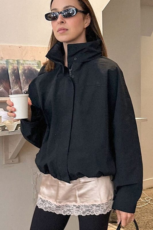 Windjacke mit Stehkragen