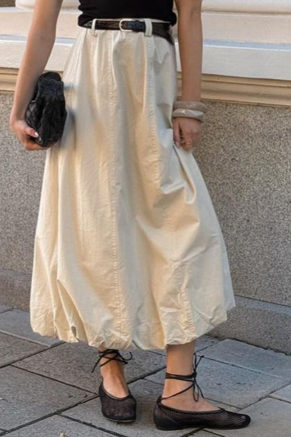 Puffrock im französischen Stil, Frühlings-Midirock