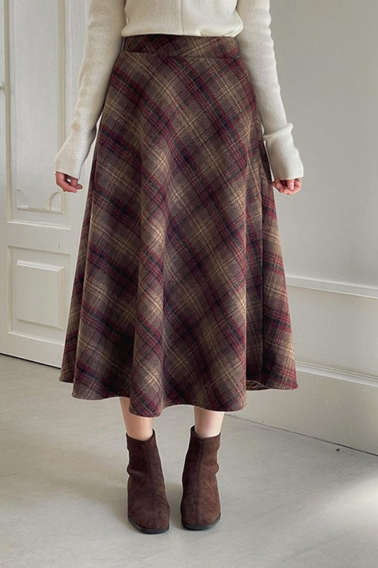 Vintage-Rock aus rotem Mohair