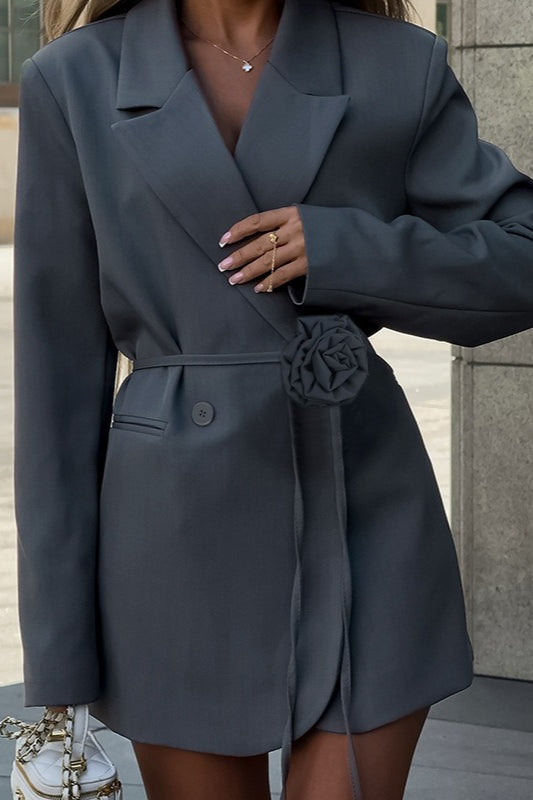 Eleganter Blazer mit Blumenmuster