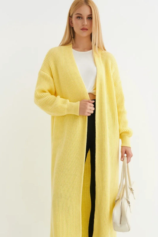 Oversized, langer Strickcardigan