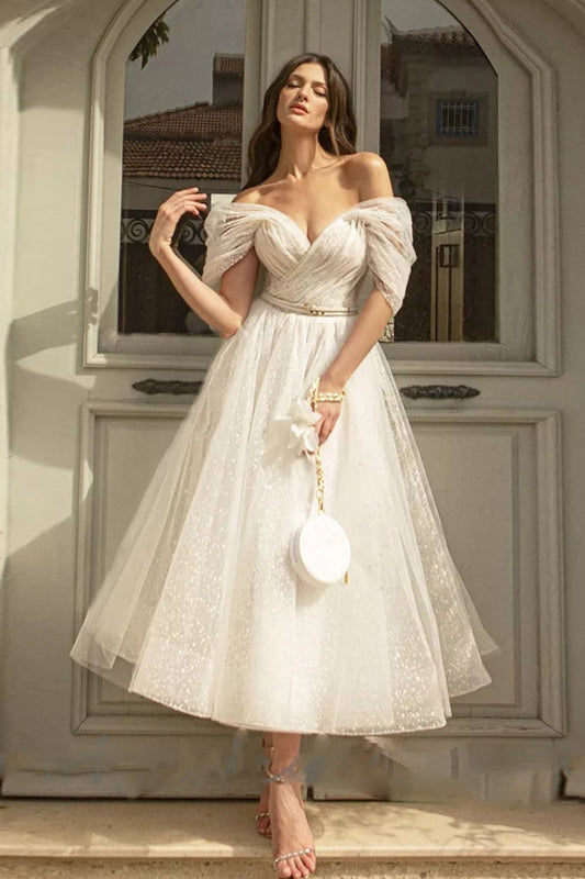 Elegantes Midi-Partykleid mit V-Ausschnitt und Raglanärmeln