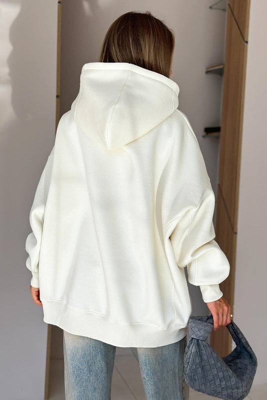 Oversize-Hoodie mit Leopardenmuster