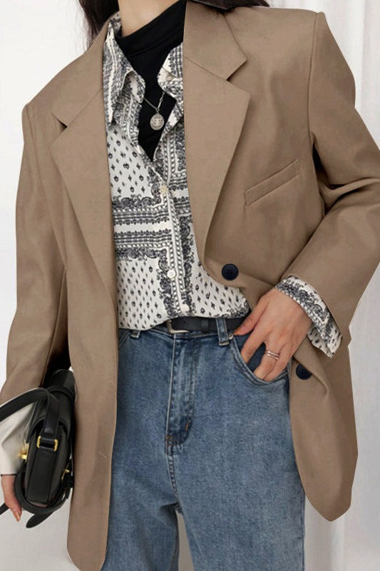 Taillierter Blazer in lässiger Passform