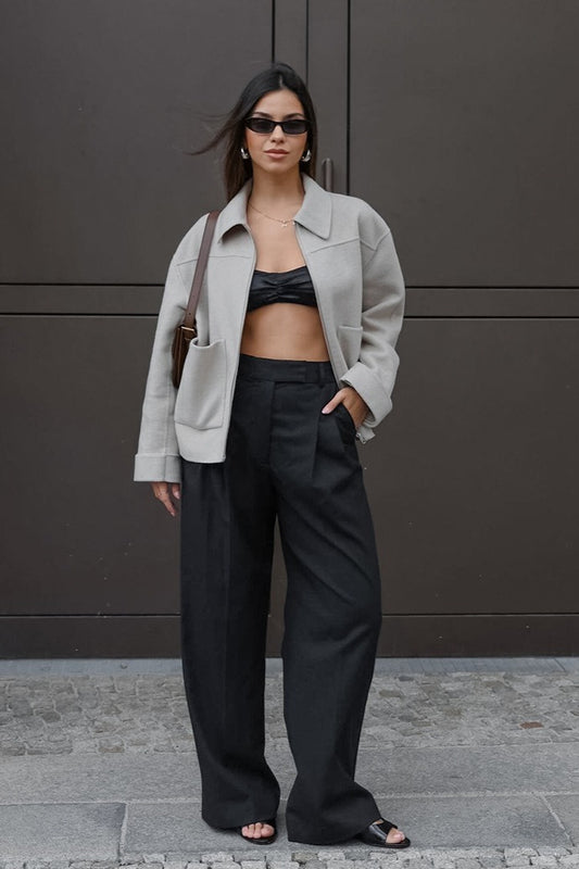 Stylische Wollmischjacke