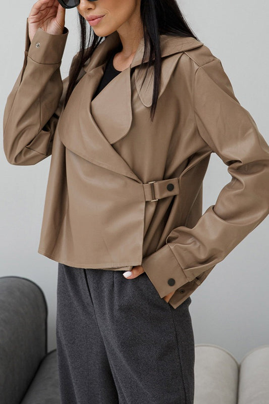 Vintage Moto Lederjacke