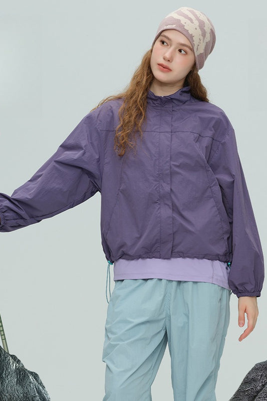 Wasserdichte, leichte Outdoor-Jacke zum Wandern, Laufen und für sportliche Aktivitäten