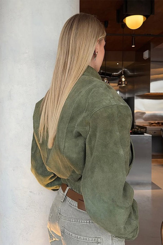 Vintage Kurze Motorradjacke