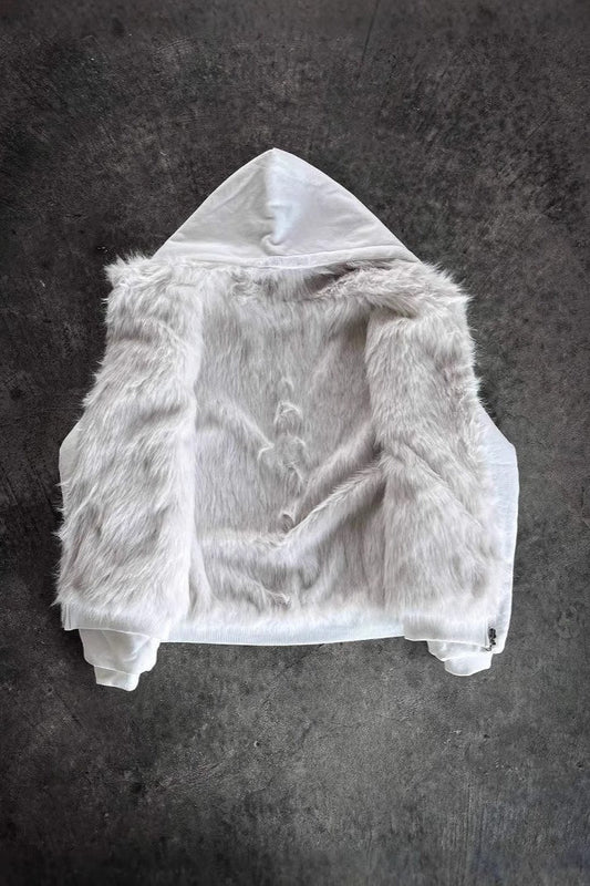 Minimalistischer doppellagiger Hoodie