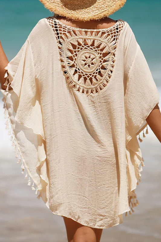 Crochet Cover Up Boho Dress