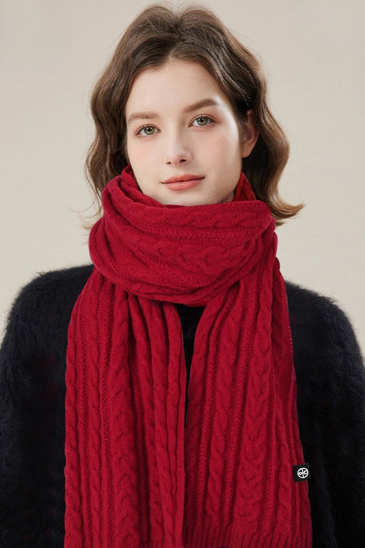 Weicher, langer, kuscheliger Plüschschal