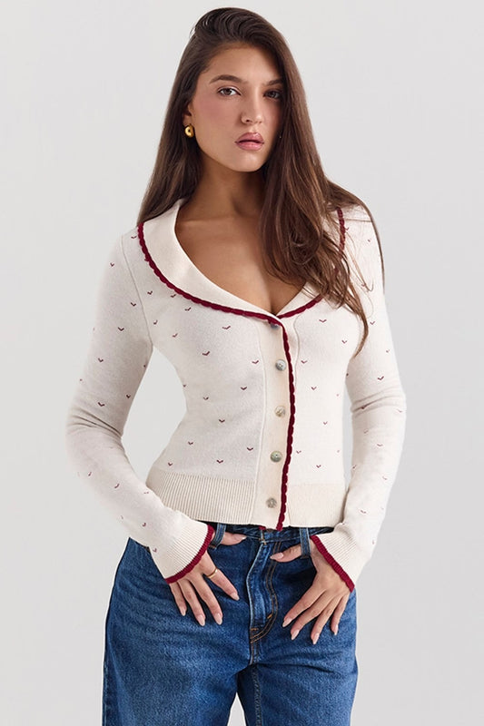 Französischer Chic Bouclé-Cardigan