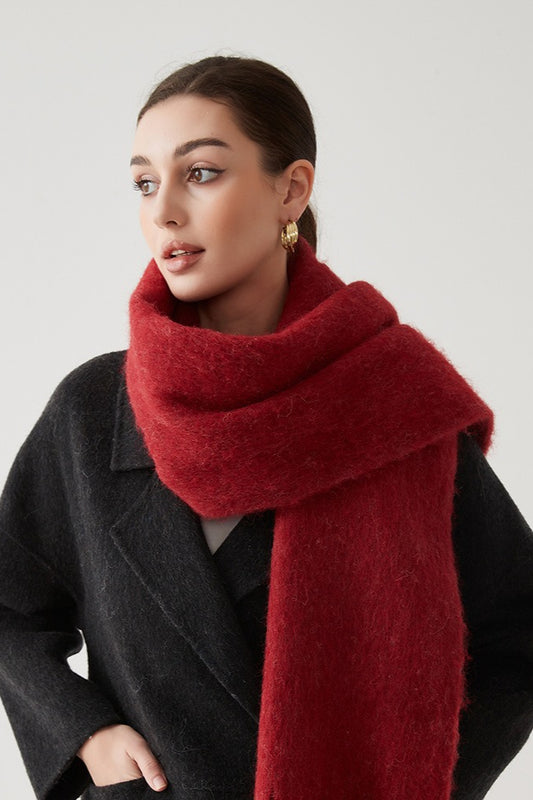 Wollmischschal in Rosa