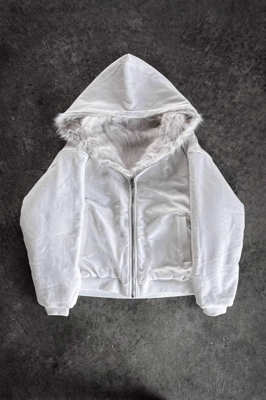Minimalistischer doppellagiger Hoodie