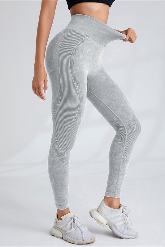 Nahtlose, matte Leggings mit Po-Lifting-Effekt fürs Training