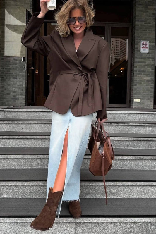 Lässiger Blazer in lockerer Passform