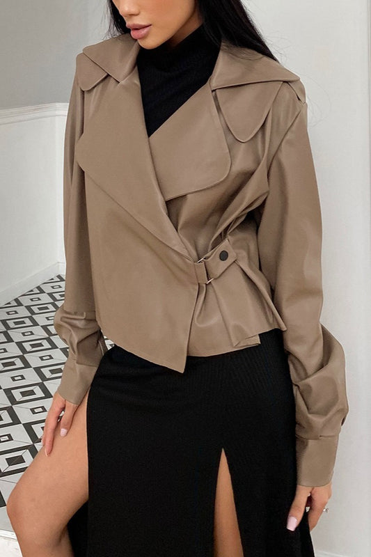 Vintage Moto Lederjacke