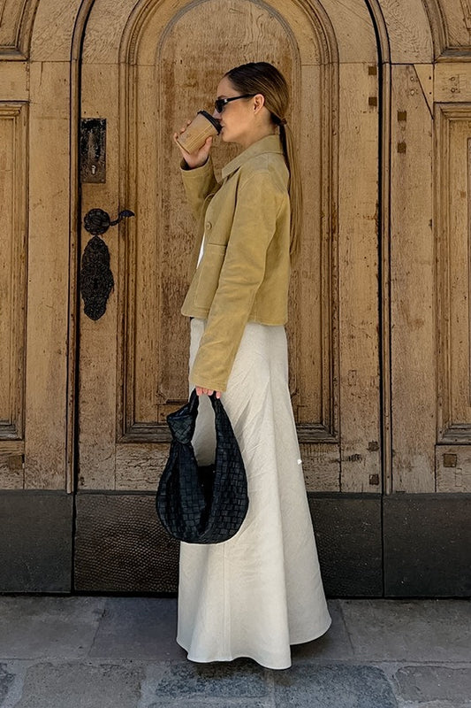 Pendlerjacke aus Wildlederimitat