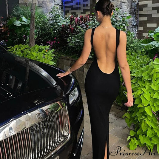 Backless Bodycon Stylish Maxi Dress Dress