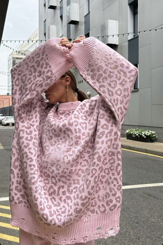 Pullover mit kontrastierendem Buchstabenmuster