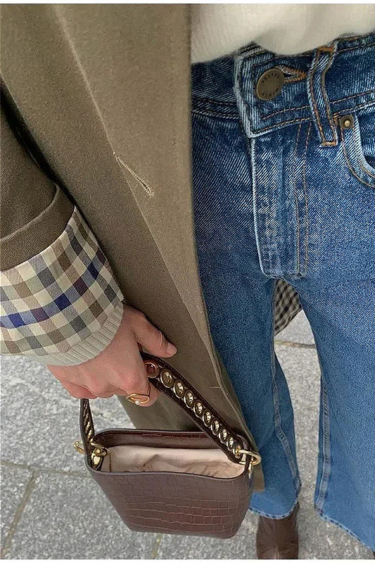 Trenchcoat mit Kragen und Knöpfen