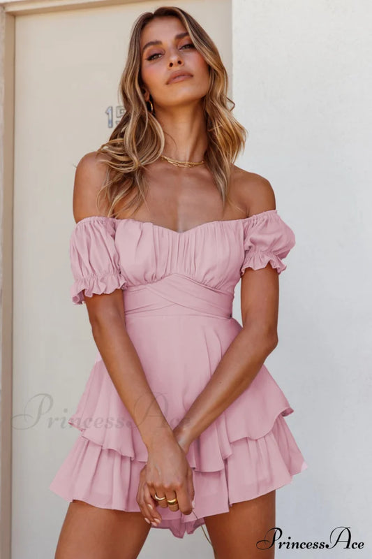 Boho Off Shoulder Romper - Dress In Beauty