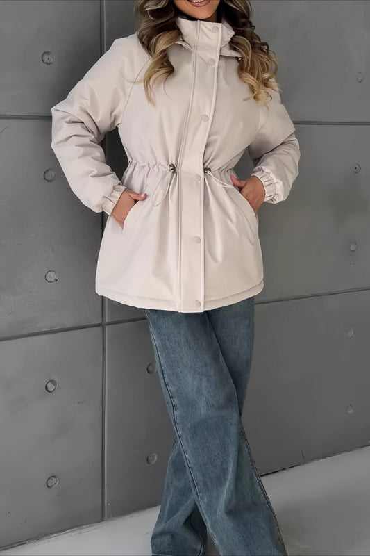 Freizeitjacke mit Kordelzug in der Taille für Outdoor-Sportarten und Bergsteigen