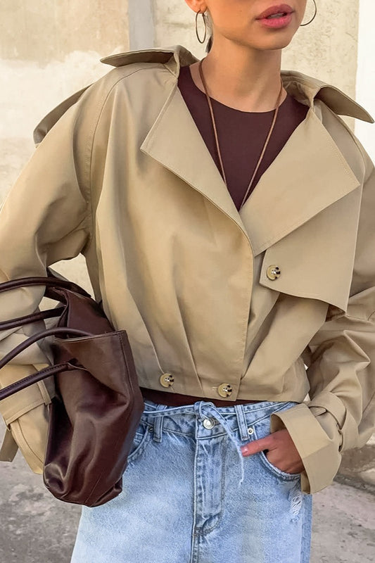 Kurze zweireihige Arbeitsjacke