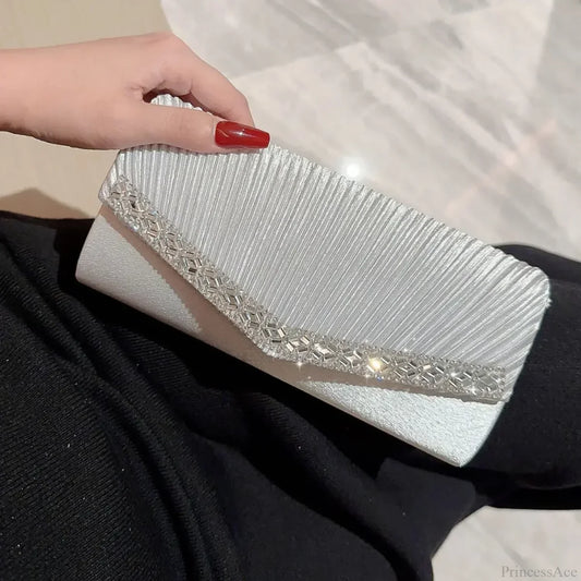 Chain Shoulder Wedding Party Wristlet wristlet-250126