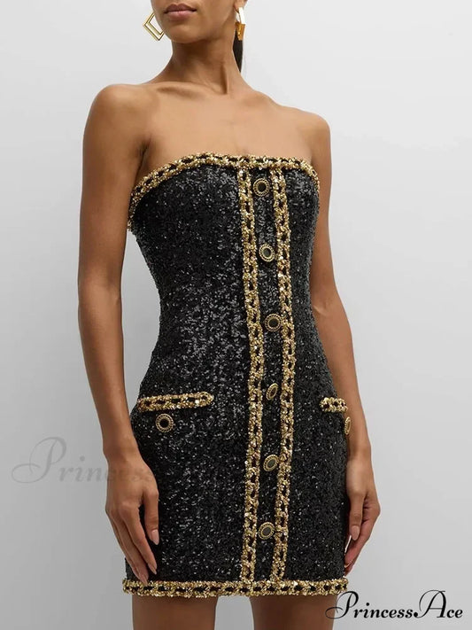 Constantina Elegant Mini Dress