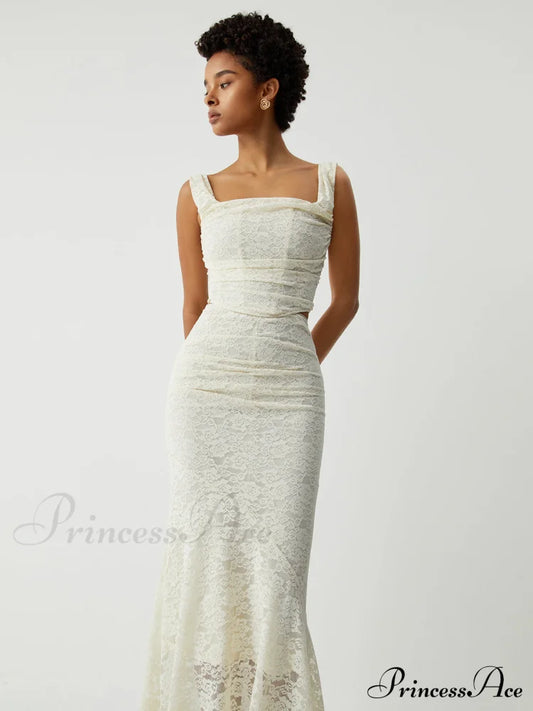 Cream Floral Lace Tie Modern Back Crop Corset Top Off-White / Xs Tank Tops & Camis