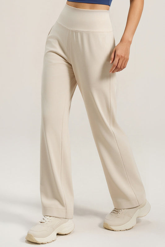 Yoga-Leggings mit hohem Bund und Bootcut-Schnitt