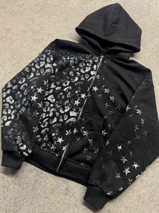 Hoodie mit Streetstyle-Print