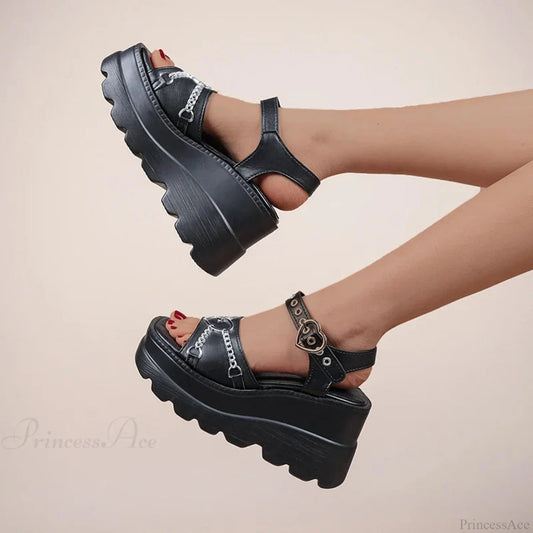 Dark Lolita Elevated Sandal