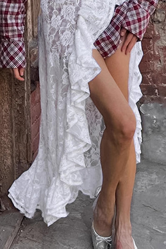 Asymmetrischer Wickelrock