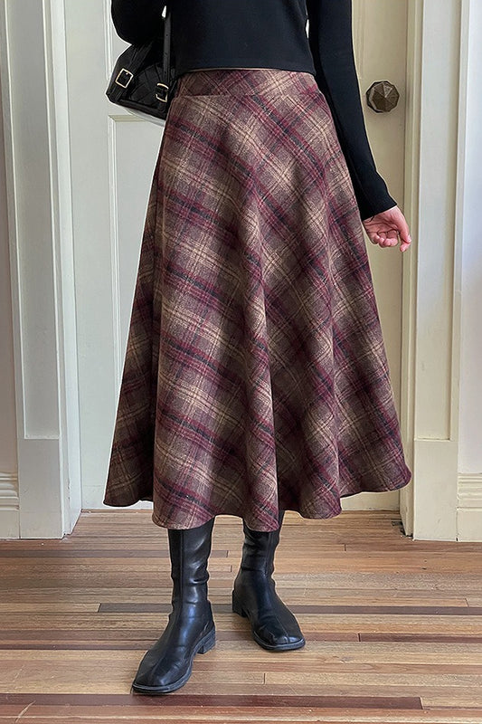 Vintage-Rock aus rotem Mohair