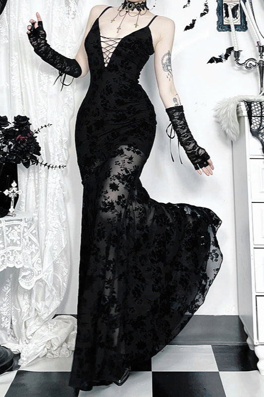 Subculture Gown Gothic-Kleid