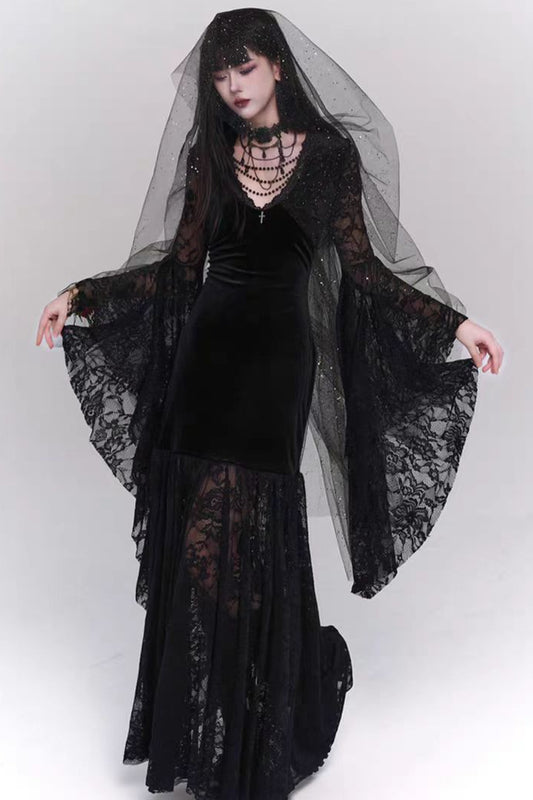 Halloween Retro Gothic Kleid