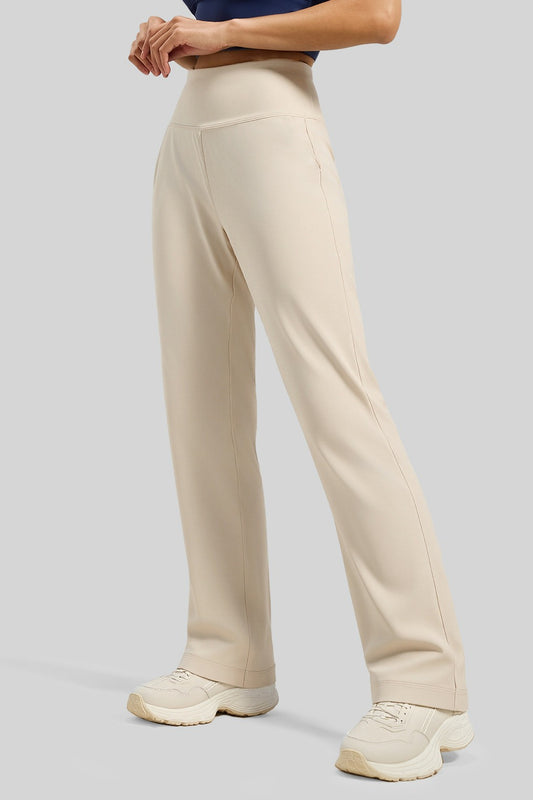 Yoga-Leggings mit hohem Bund und Bootcut-Schnitt