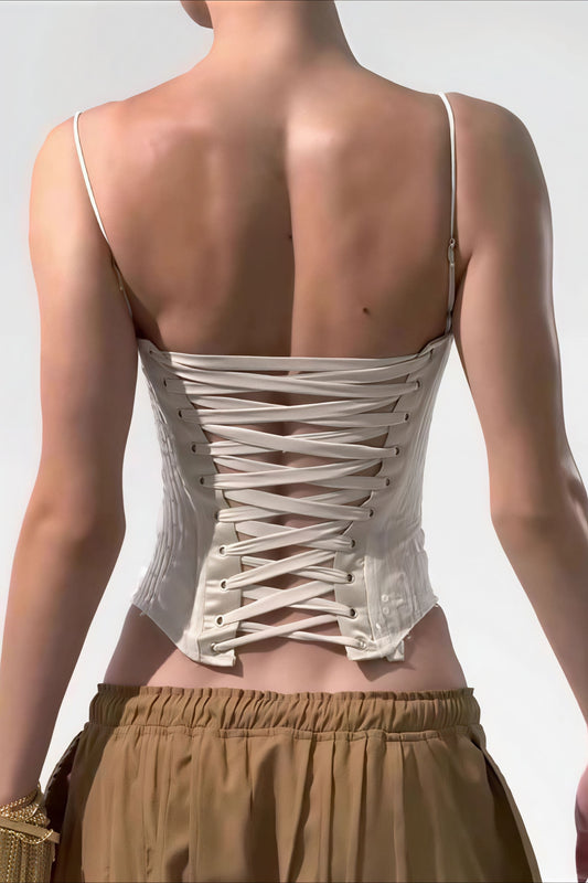 Patchwork-Top mit Farbblock-Design, Taillengürtel und asymmetrischem Design