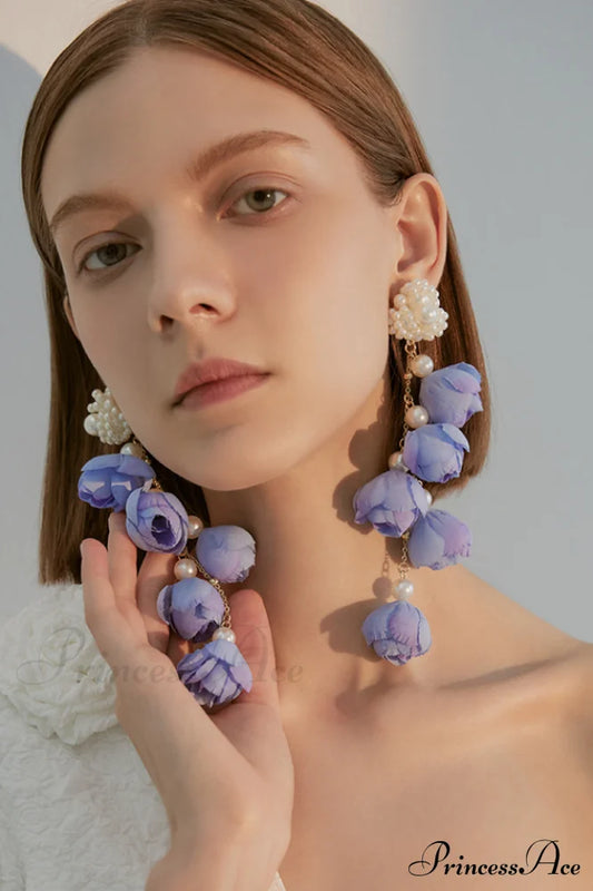 Flower Drop Earrings | Dress In Beauty