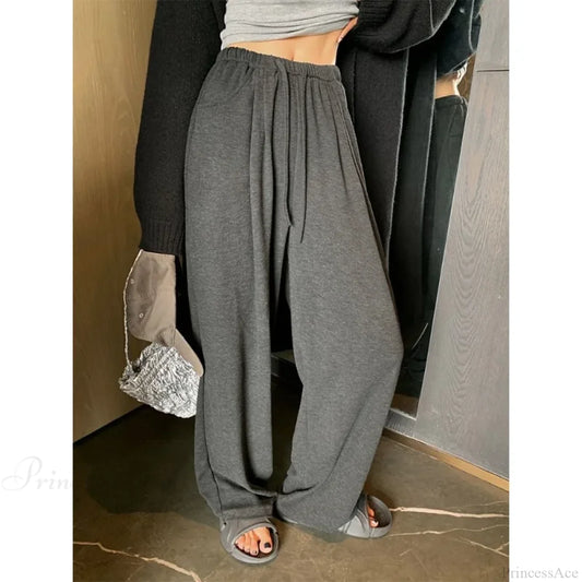 Grey Oversized Baggy Pants