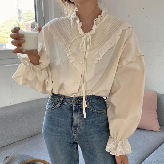 Hollow Out Elegant Casual Blouse Women Blouses blouse-250126