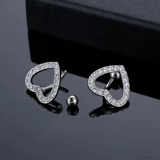 Inverted Love Medieval Golden 14G Stomach Hoop