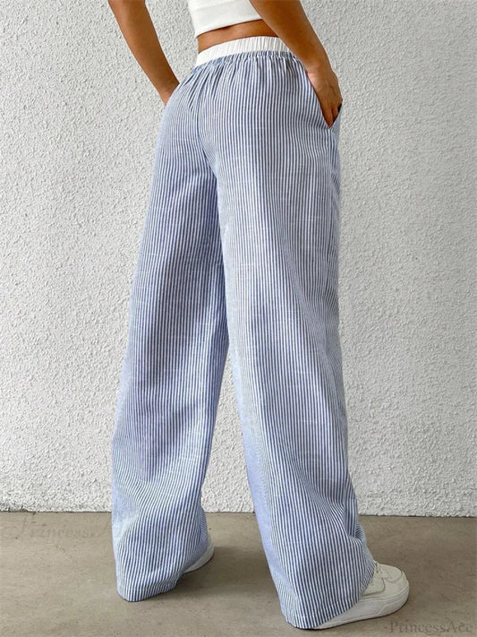 Leopard Drawstring Elastic Waist Loose Winter Pant pant-250223