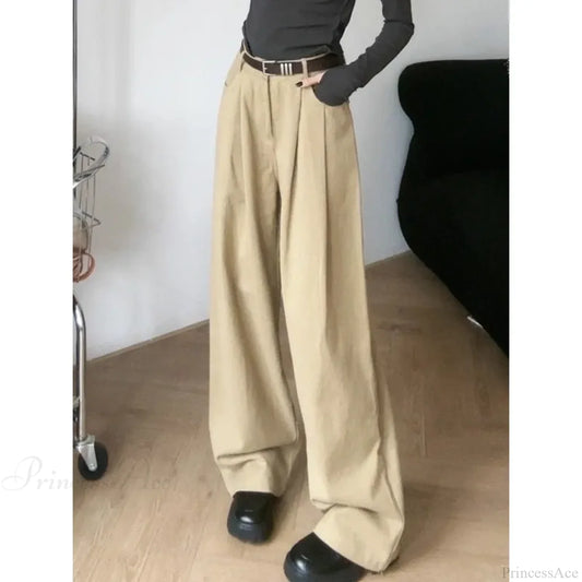 Loose Office Ladies Suit Pants Women